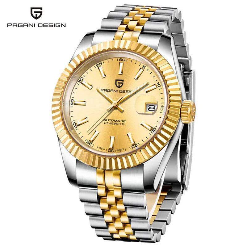 Mechanical Watch Men Wrist Automatic Watches Men Waterproof Black Full-Steel Watch Clock Montre Homme Newwatch