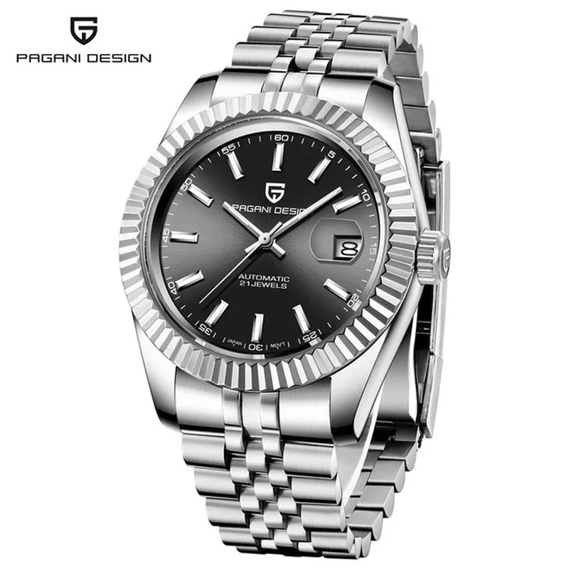 Mechanical Watch Men Wrist Automatic Watches Men Waterproof Black Full-Steel Watch Clock Montre Homme Newwatch