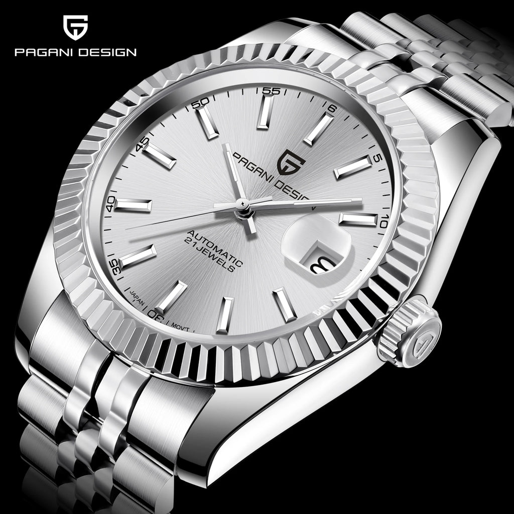 Mechanical Watch Men Wrist Automatic Watches Men Waterproof Black Full-Steel Watch Clock Montre Homme Newwatch