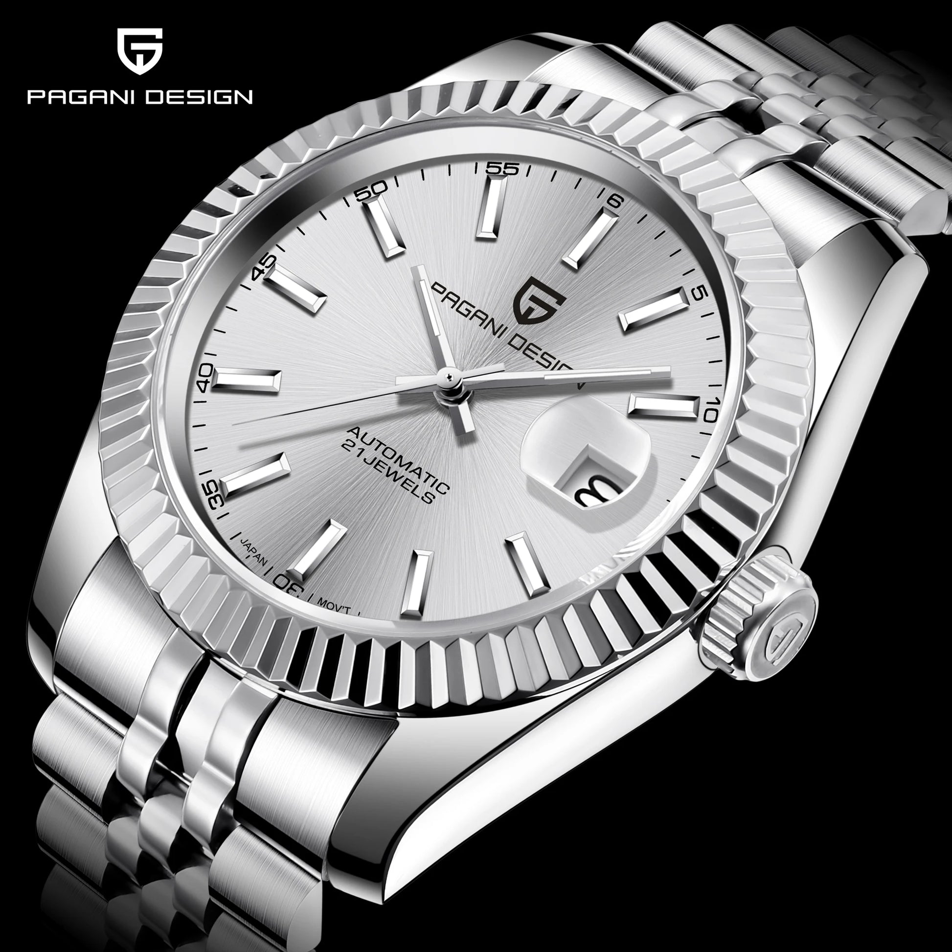 Mechanical Watch Men Wrist Automatic Watches Men Waterproof Black Full-Steel Watch Clock Montre Homme Newwatch